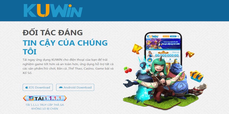 Tải app Ku win để có được trải nghiệm an toàn